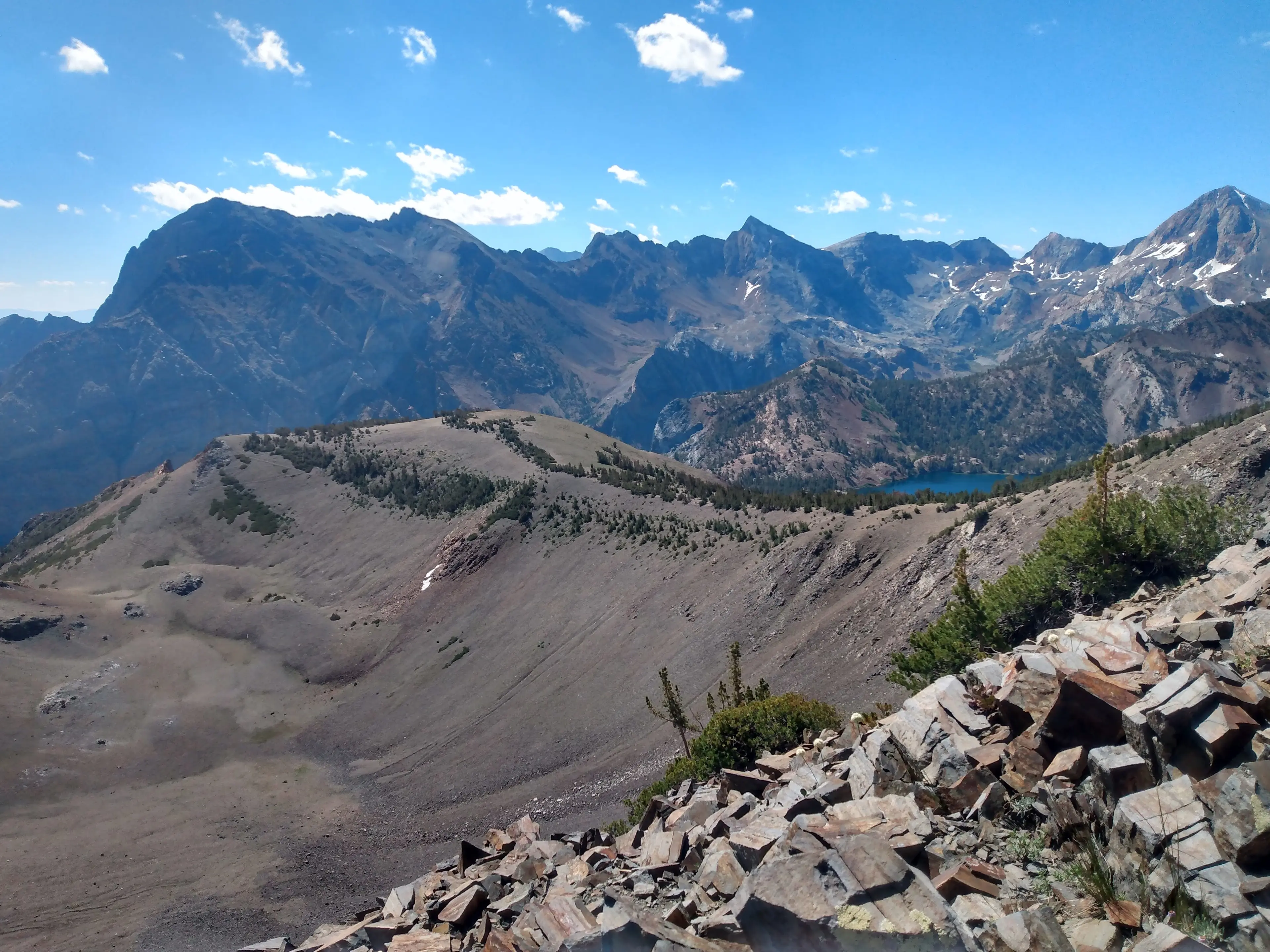 Mount Morrison (L), Mount Baldwin (C), Red Slate Mountain (R)