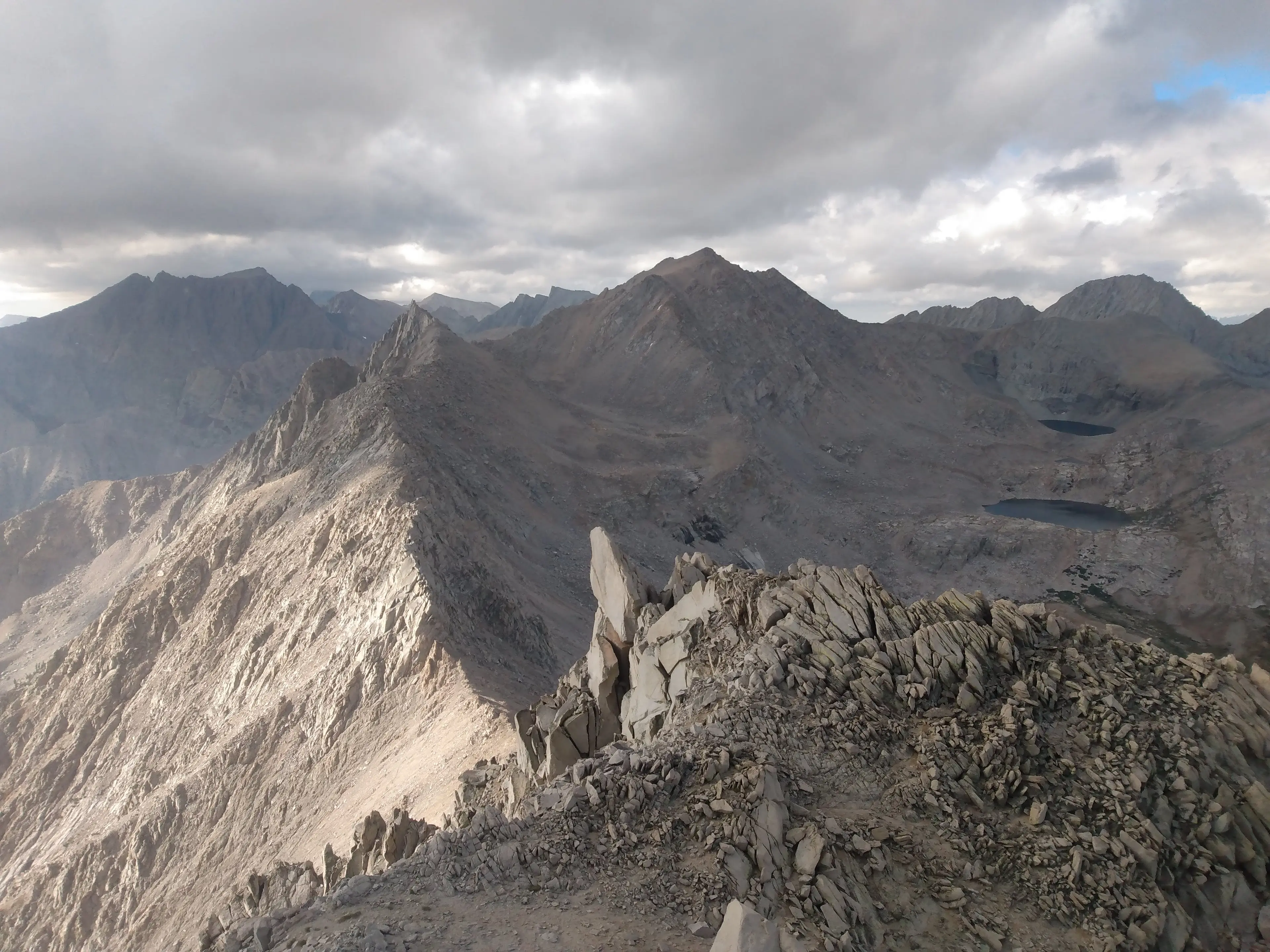 Mount Williamson, Mount Keith, Junction Peak (L-R)