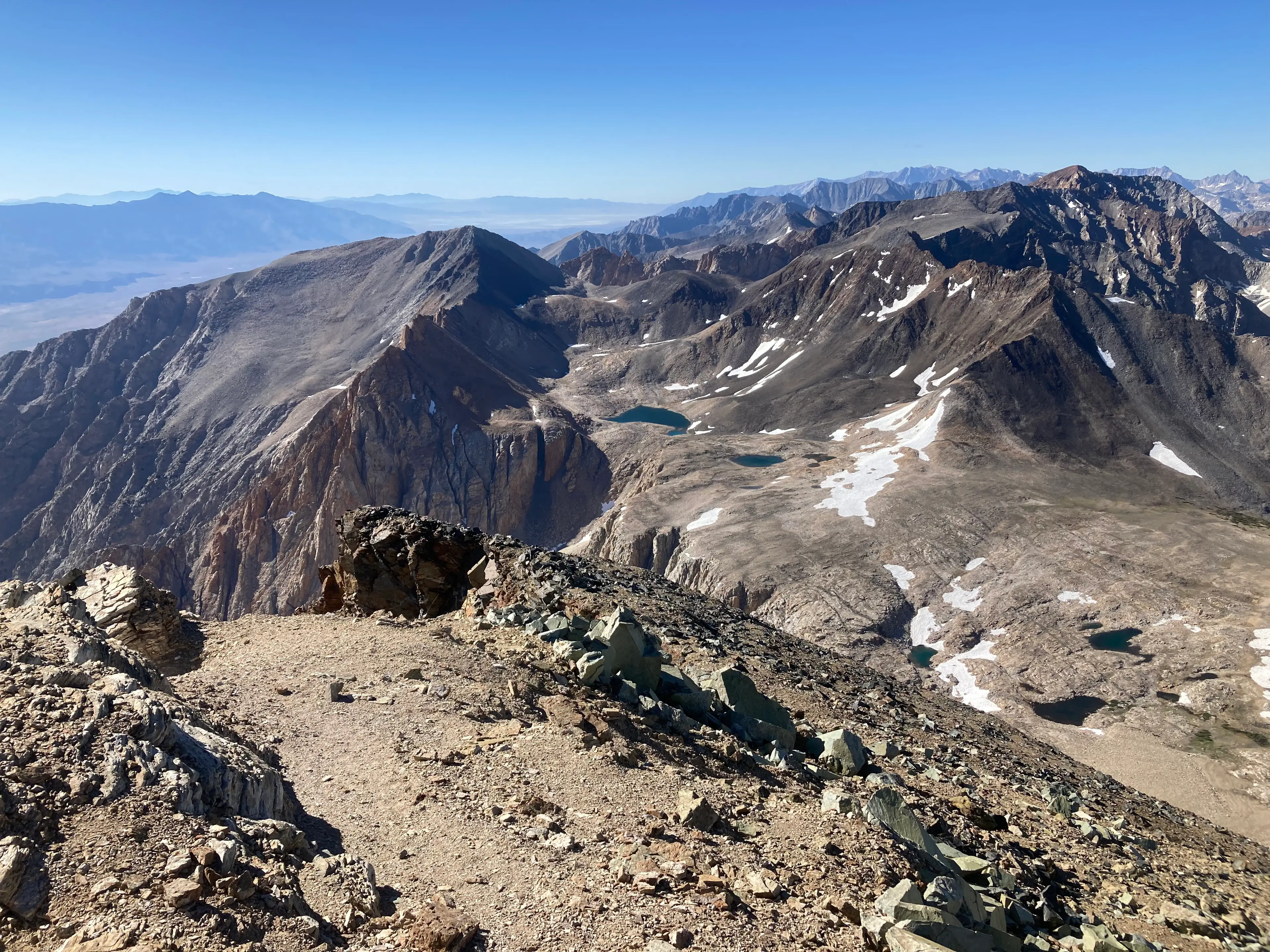 Goodale Mountain (L) and Striped Mountain (R)