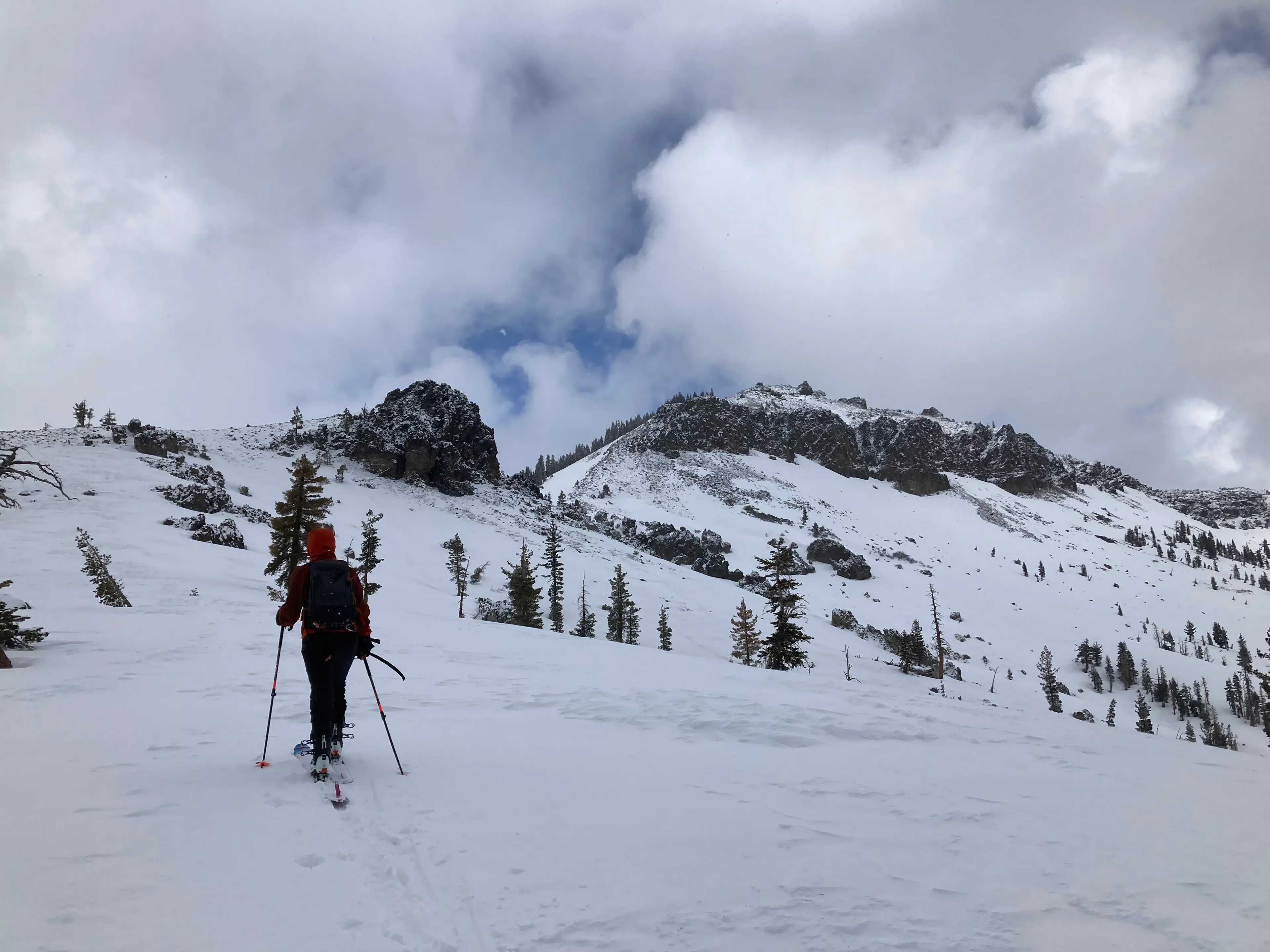 Open view toward Castle Peak