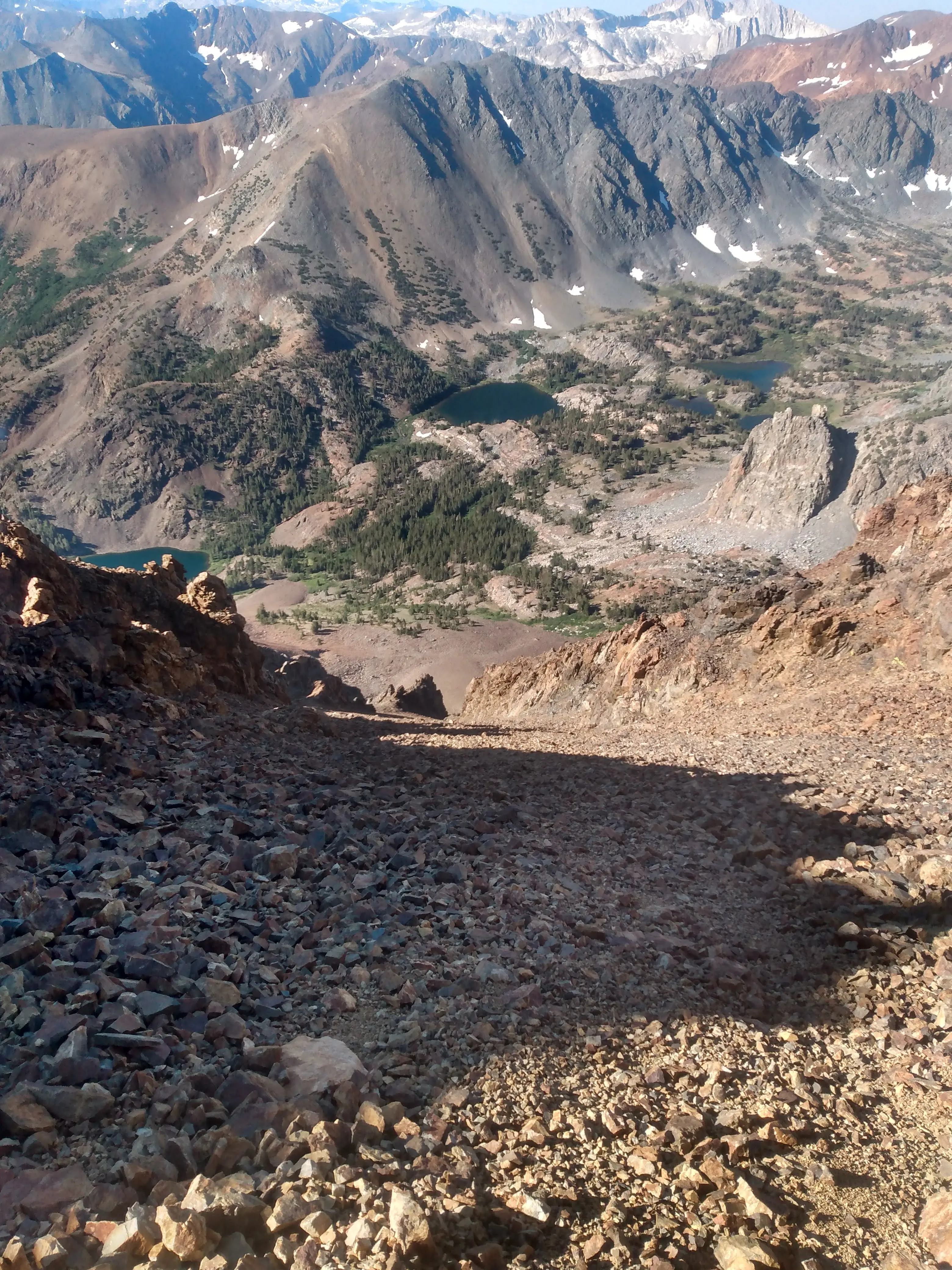 Descent gully