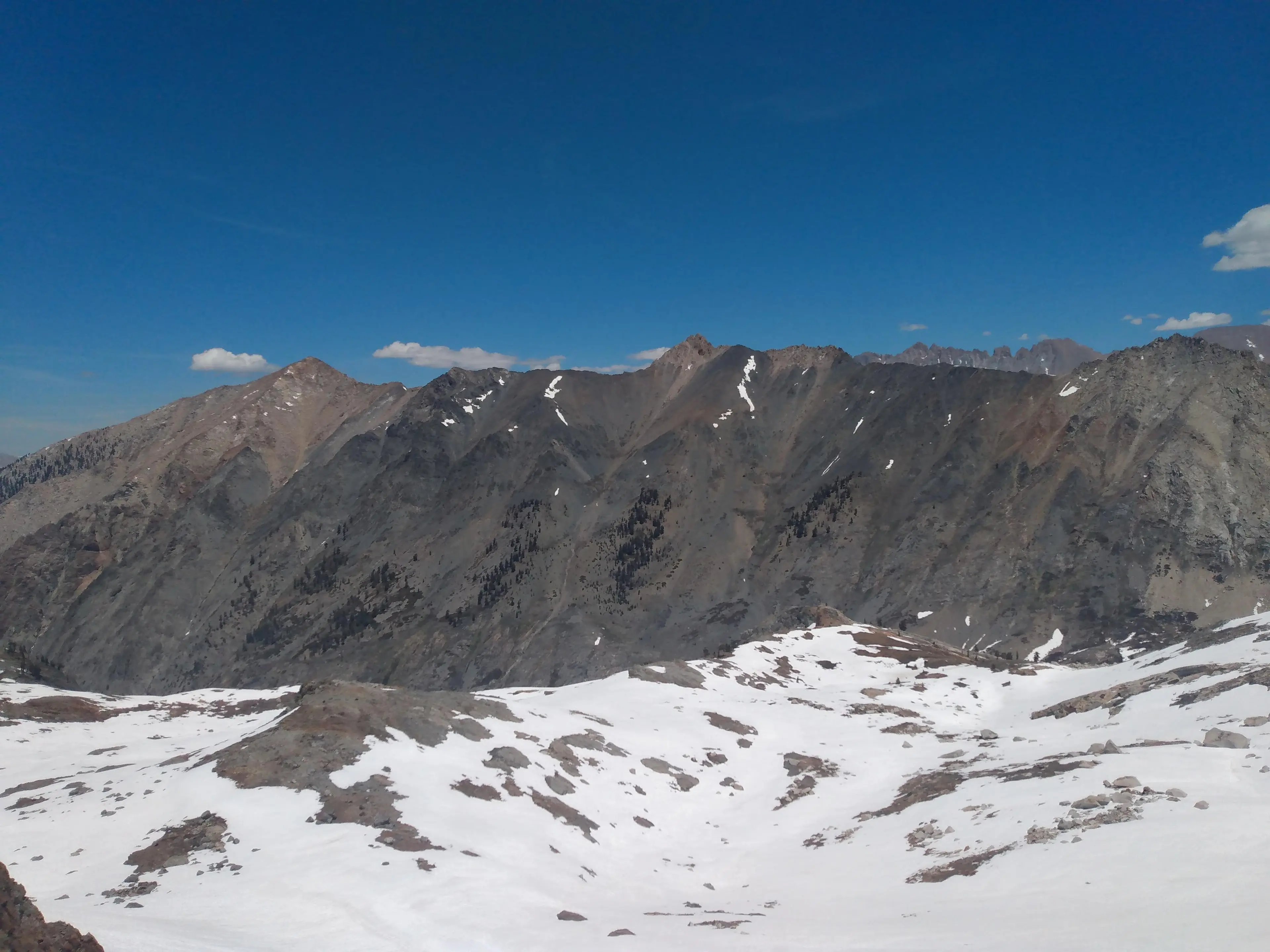 Mount Eisen (L) and Black Rock Pass