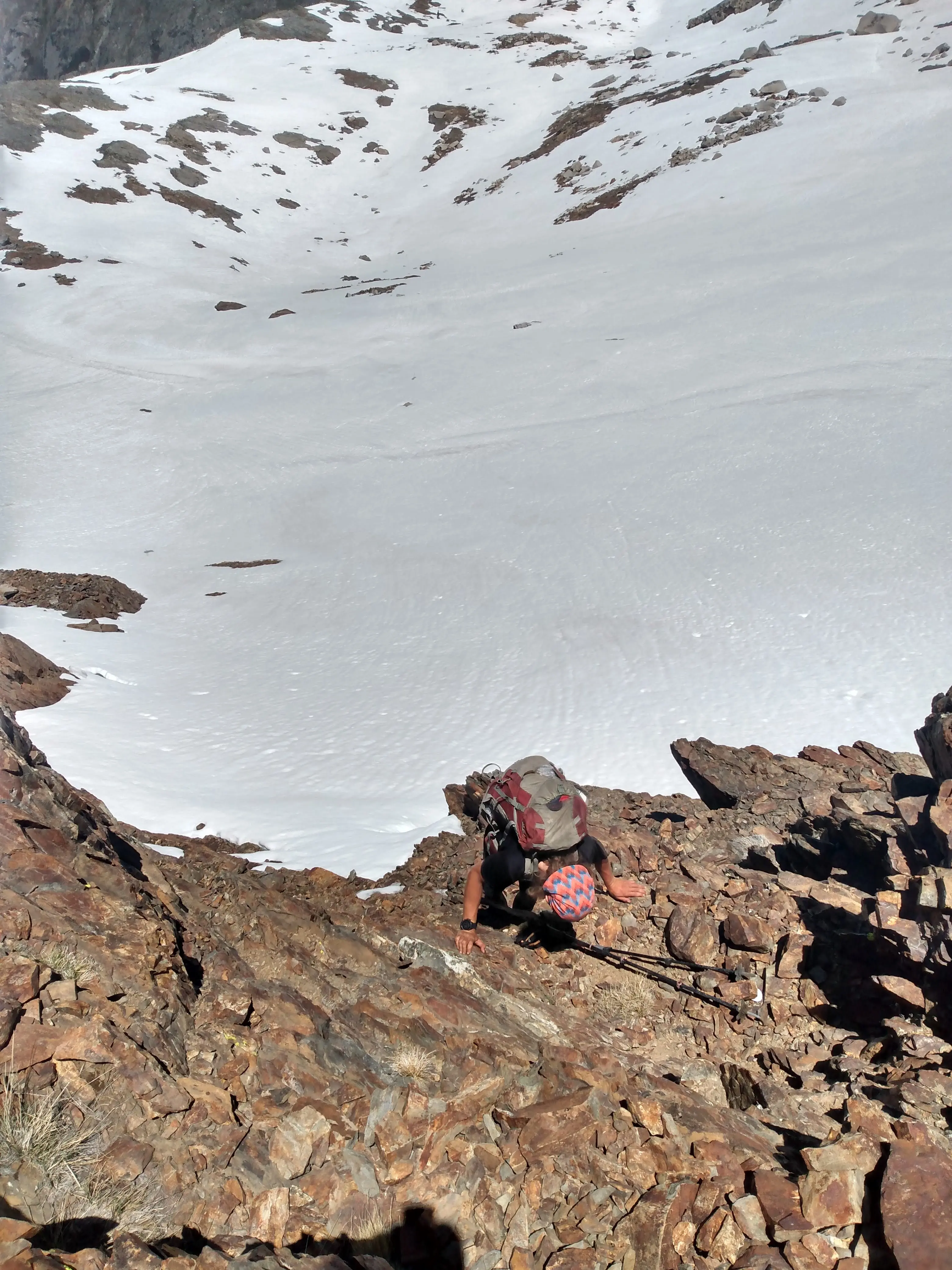 Descending Glacier Pass