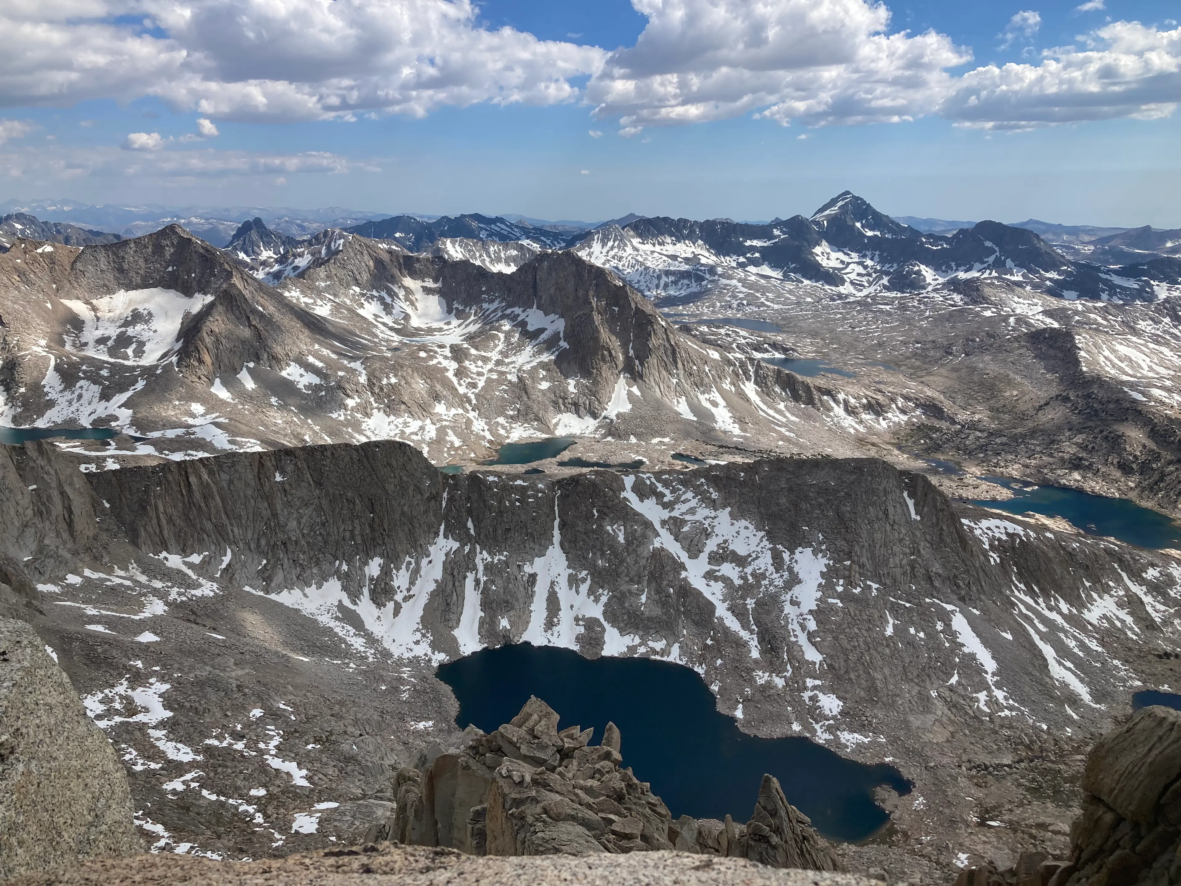 Mount Huxley (C) and Mount Goddard (R)