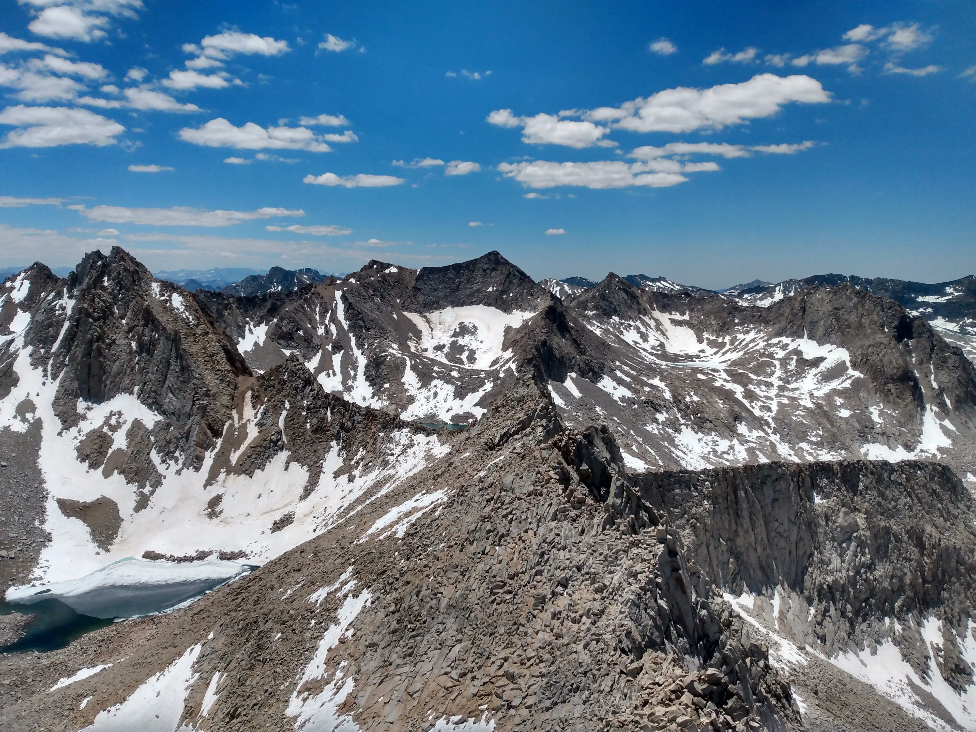 Mount Haeckel, Mount Fiske, Mount Huxley (L-R)