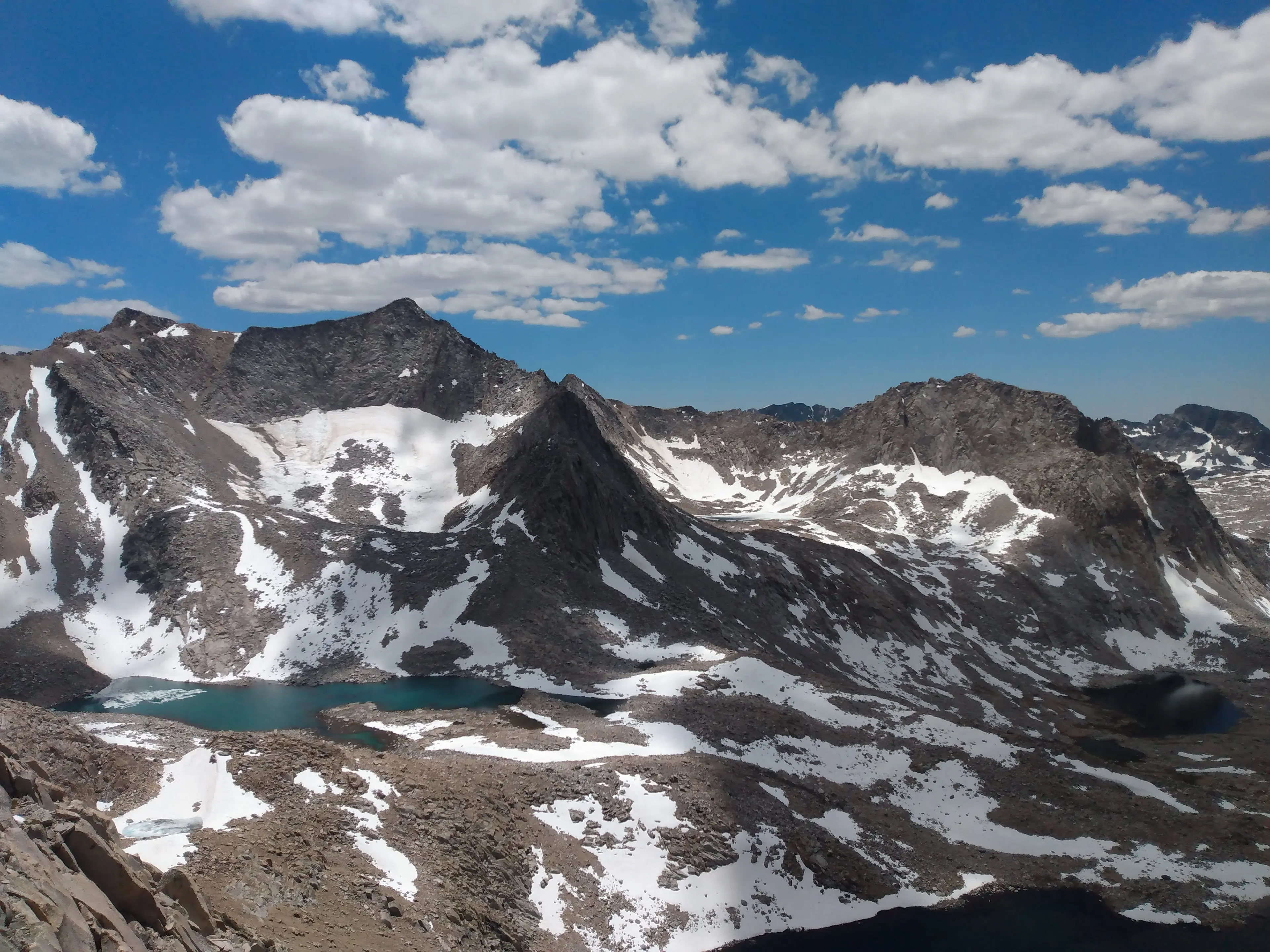 Mount Fiske (L) and Mount Huxley (R)