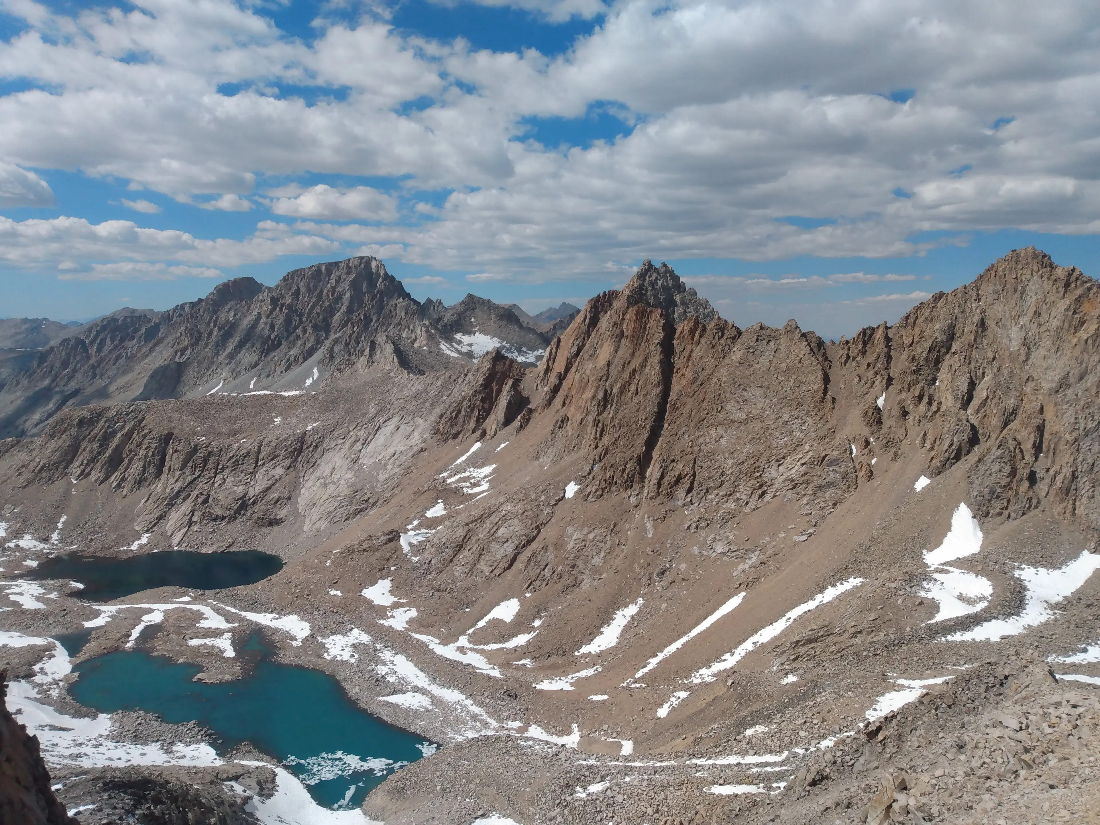 Mount Mendel, Mount Darwin, Mount Haeckel, Mount Wallace (L-R)