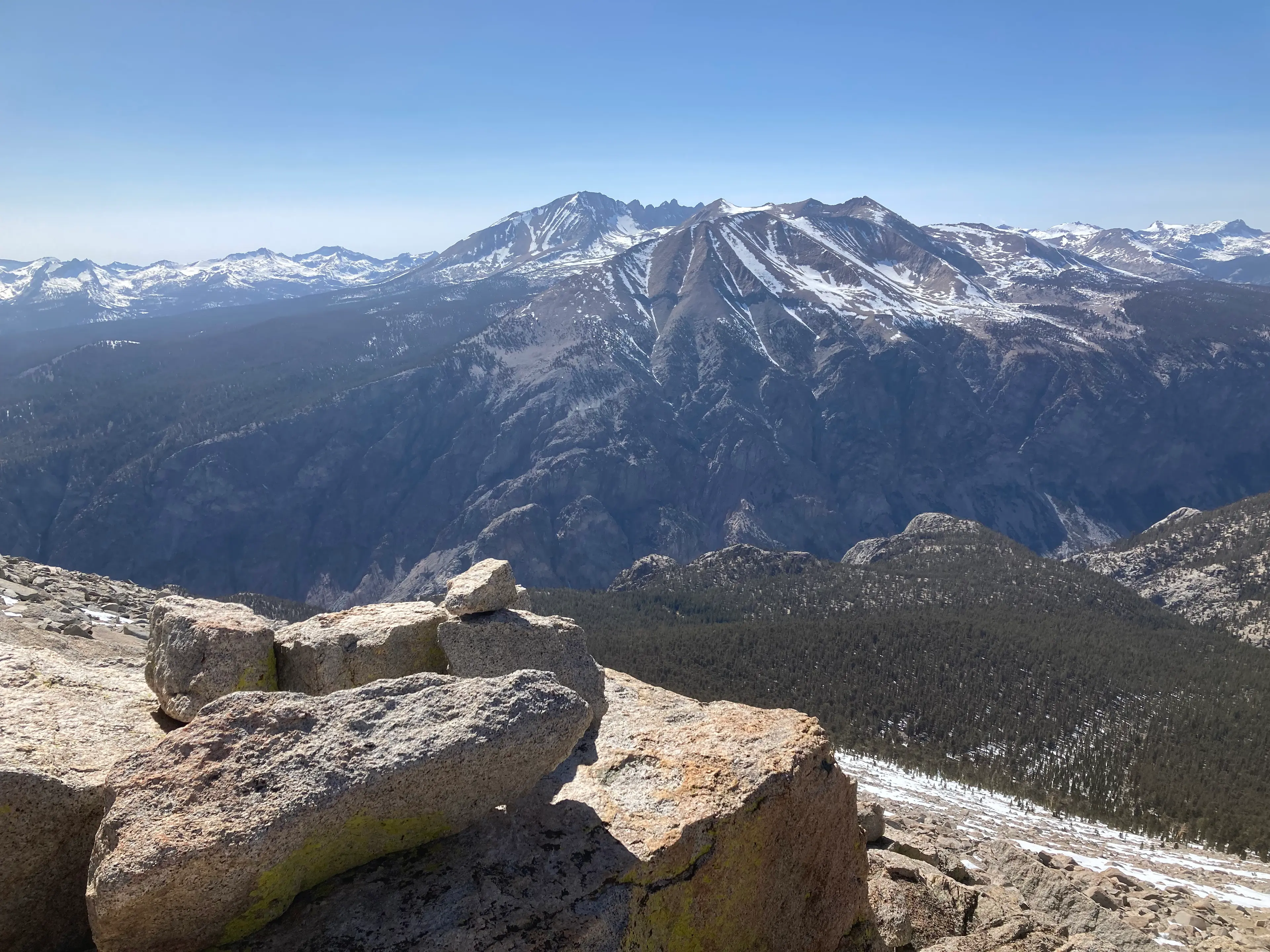 Kaweahs rising above Kern Canyon