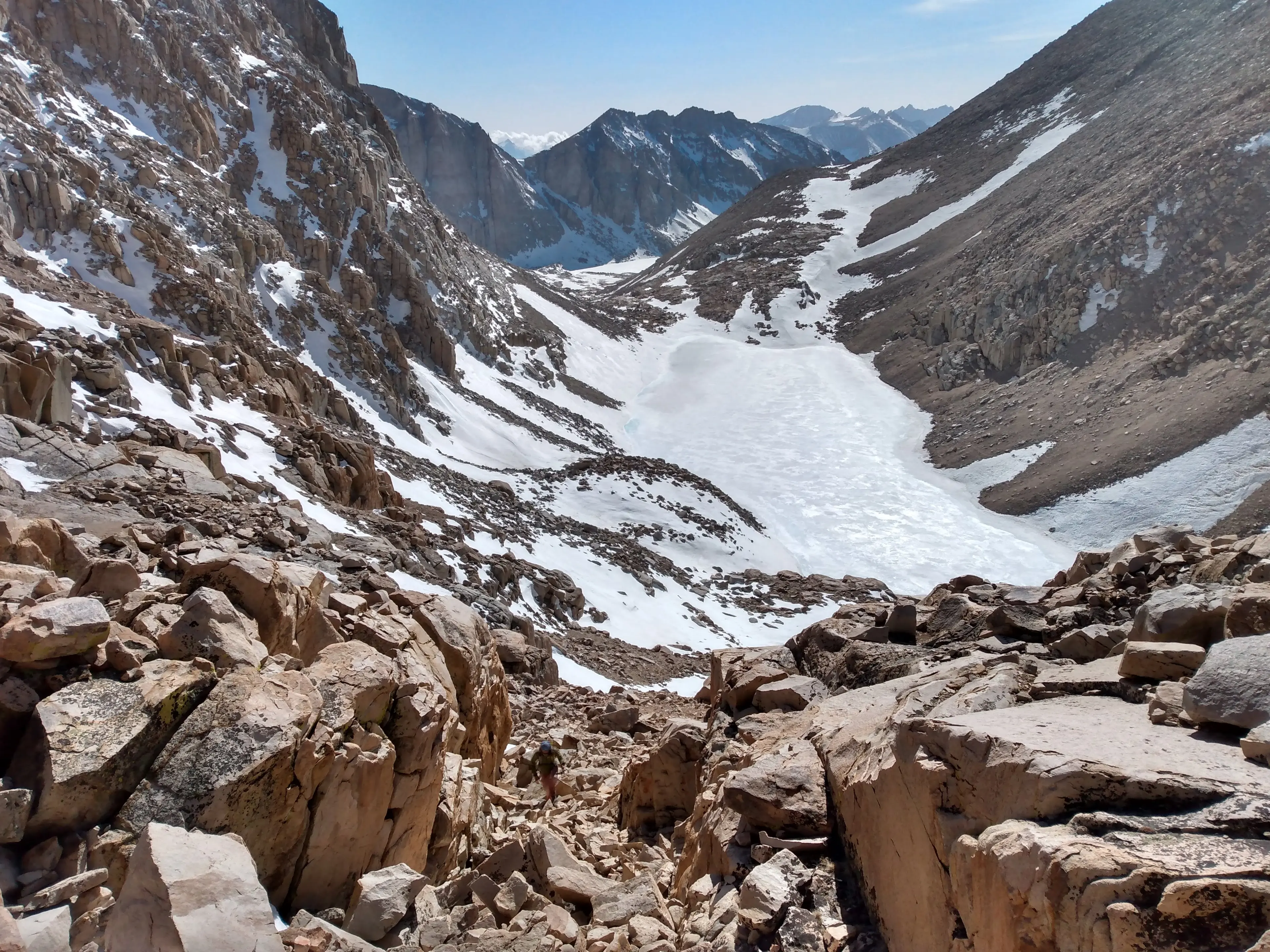 Approaching Crabtree Pass