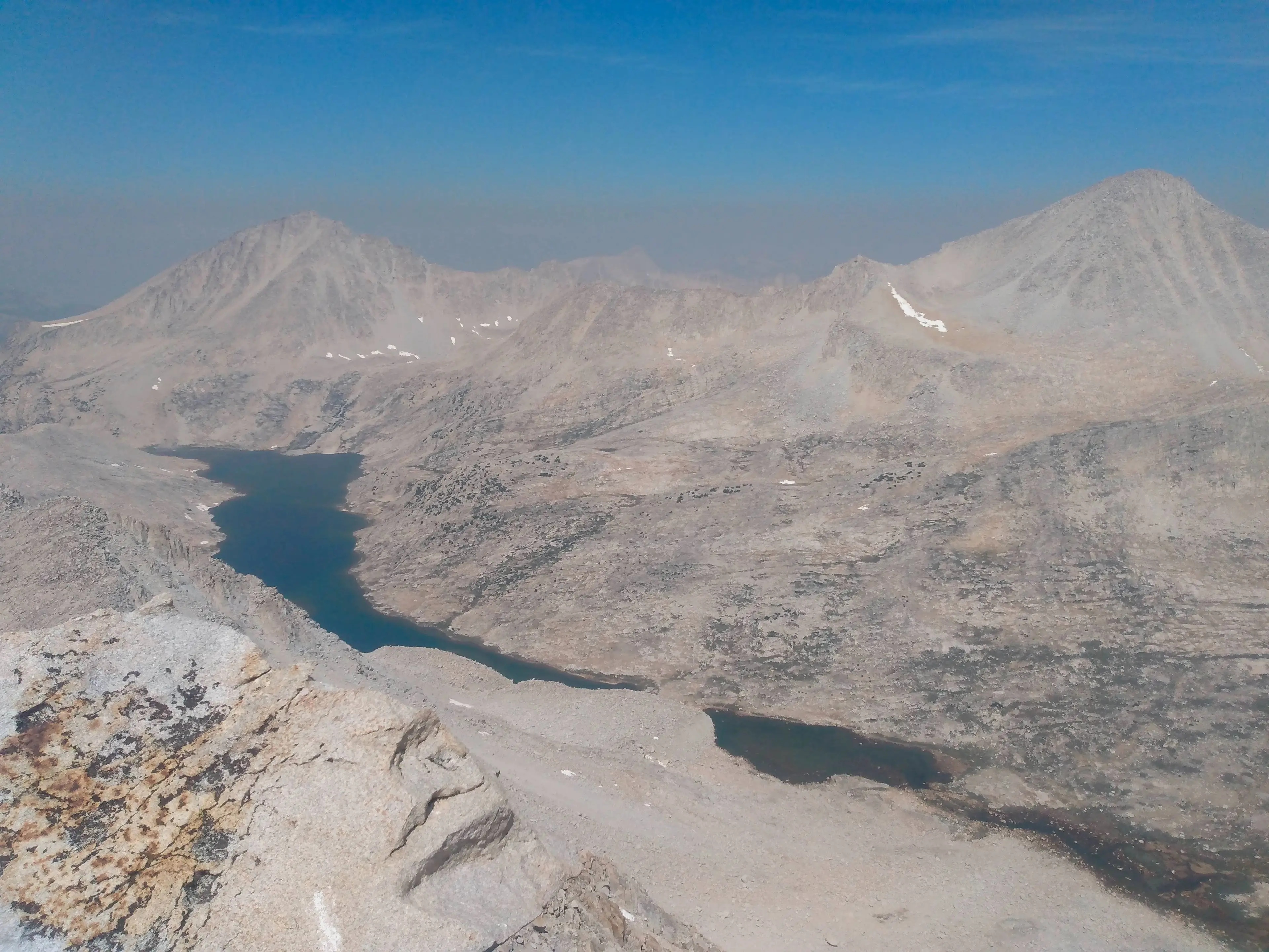 Mount Hilgard (L), Recess Peak (C), and Mount Gabb (R)