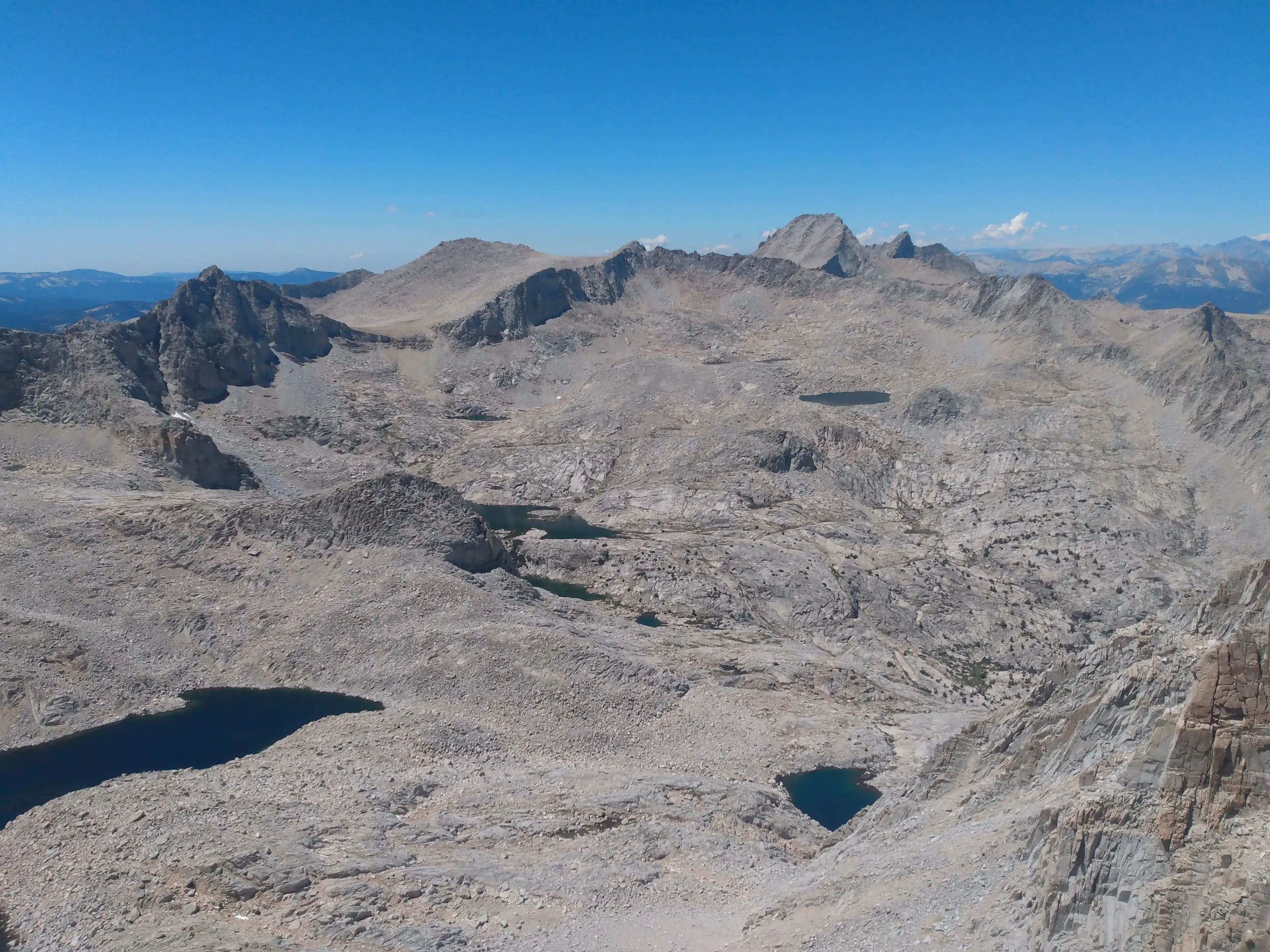 South Guard, Mount Brewer, North Guard (L-R)