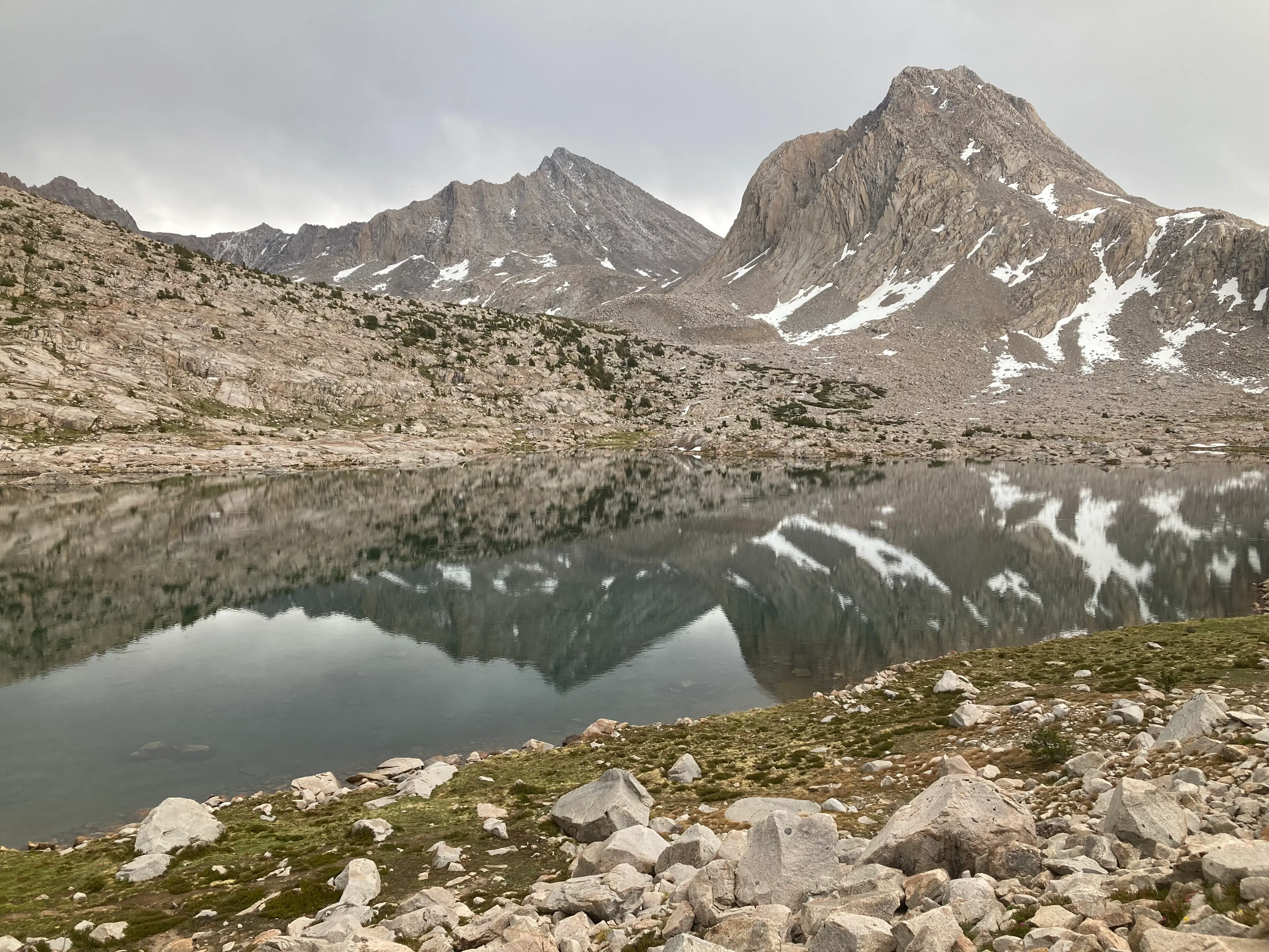 Mount Fiske (L) and Mount Huxley (R)