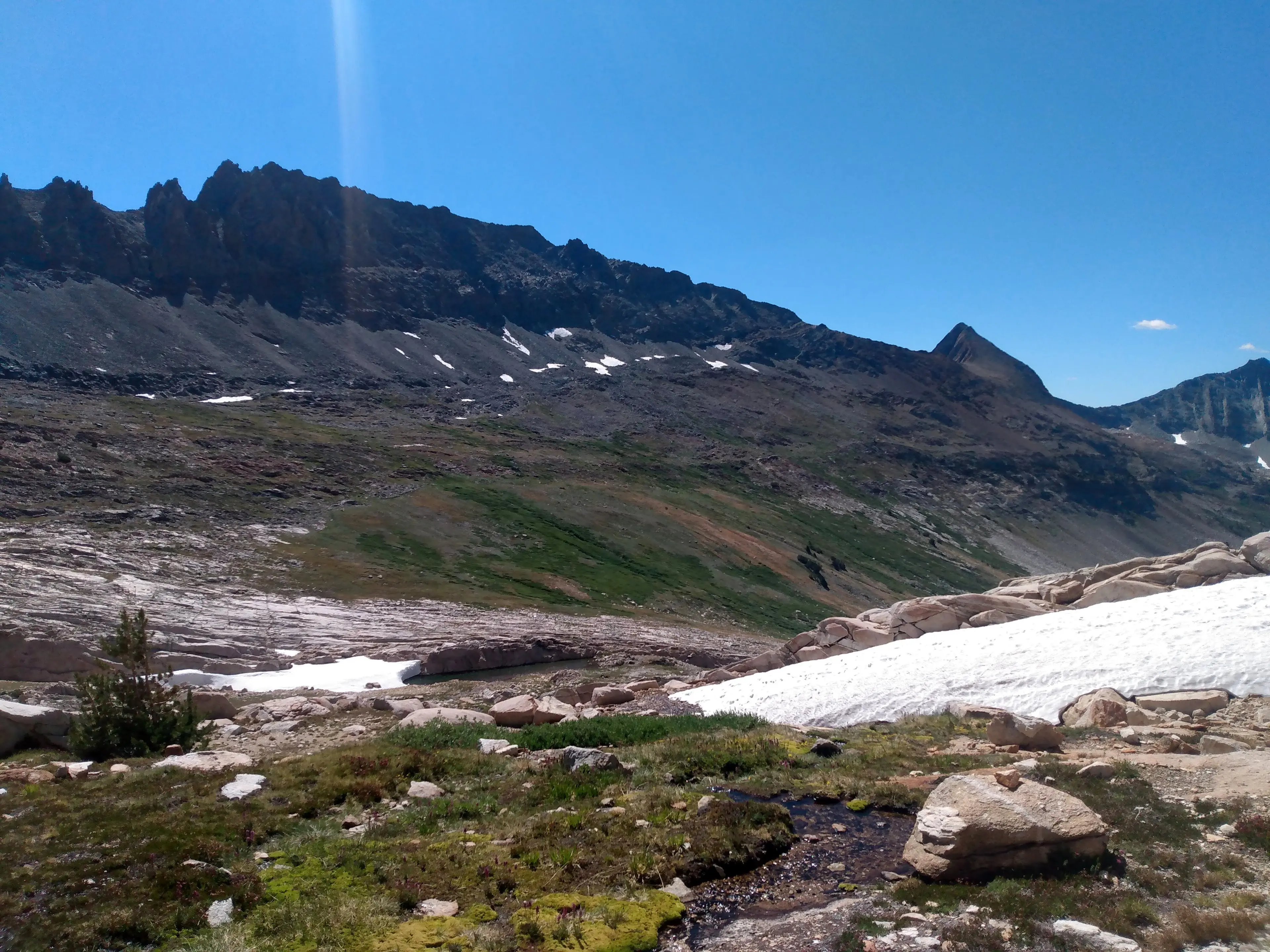 Twin Peaks (L) and Virginia Peak (R)