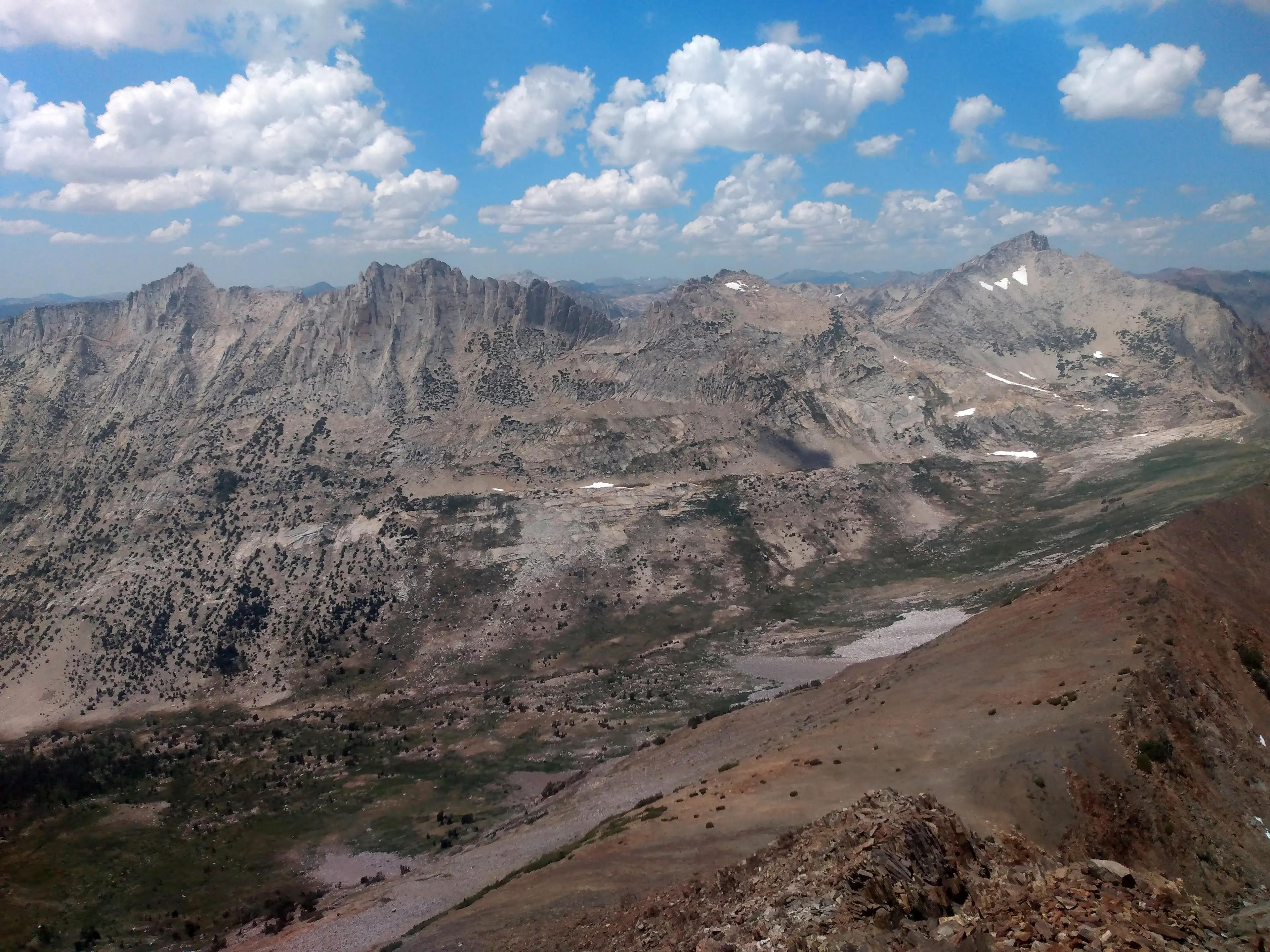 Whorl Mountain (L) and Matterhorn Peak (R)