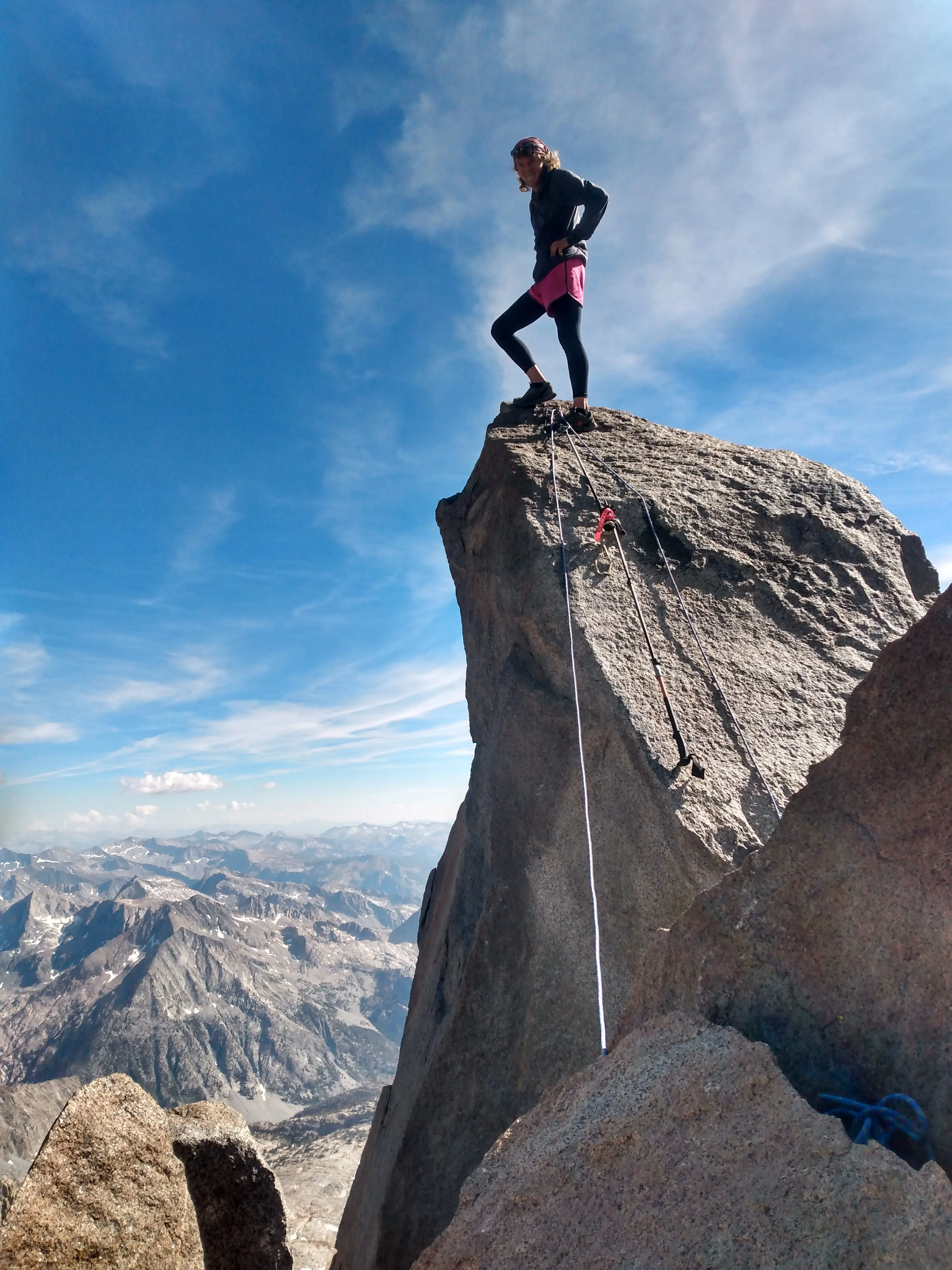 Thunderbolt Peak (with makeshift stick-clip)