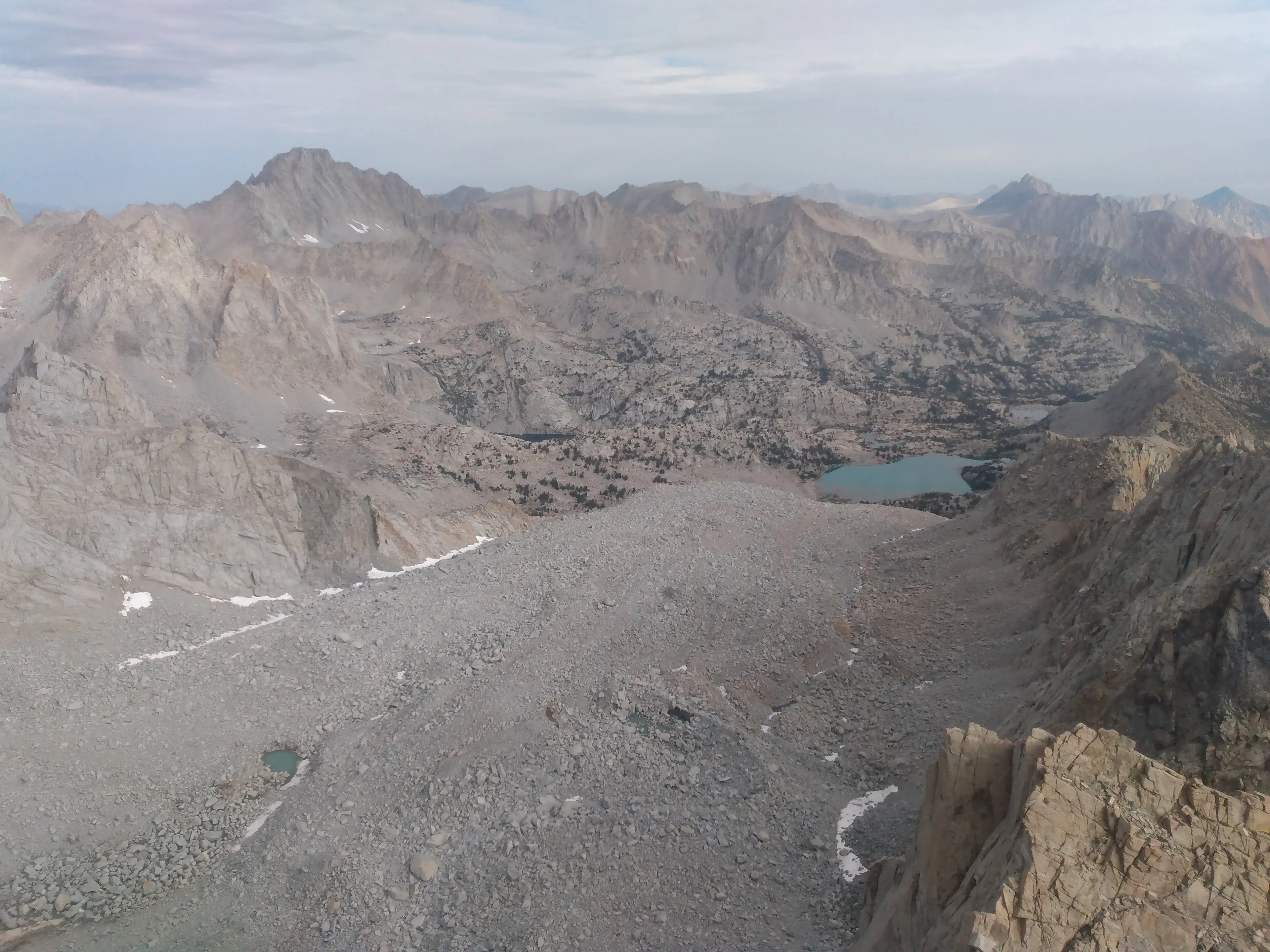 Mount Darwin (L) and Mount Humphreys (R)