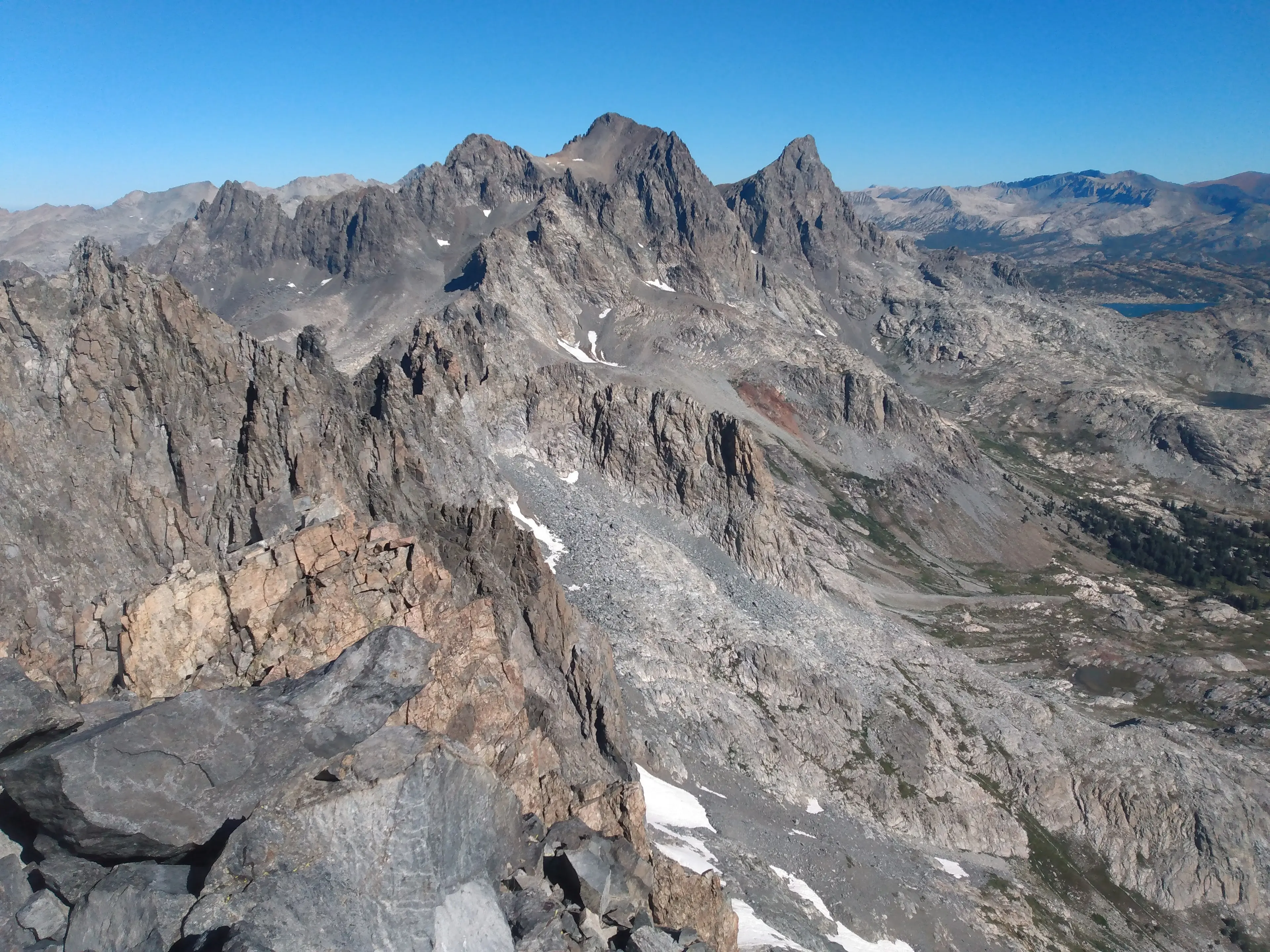 Mount Ritter (C-L) and Banner Peak (C-R)