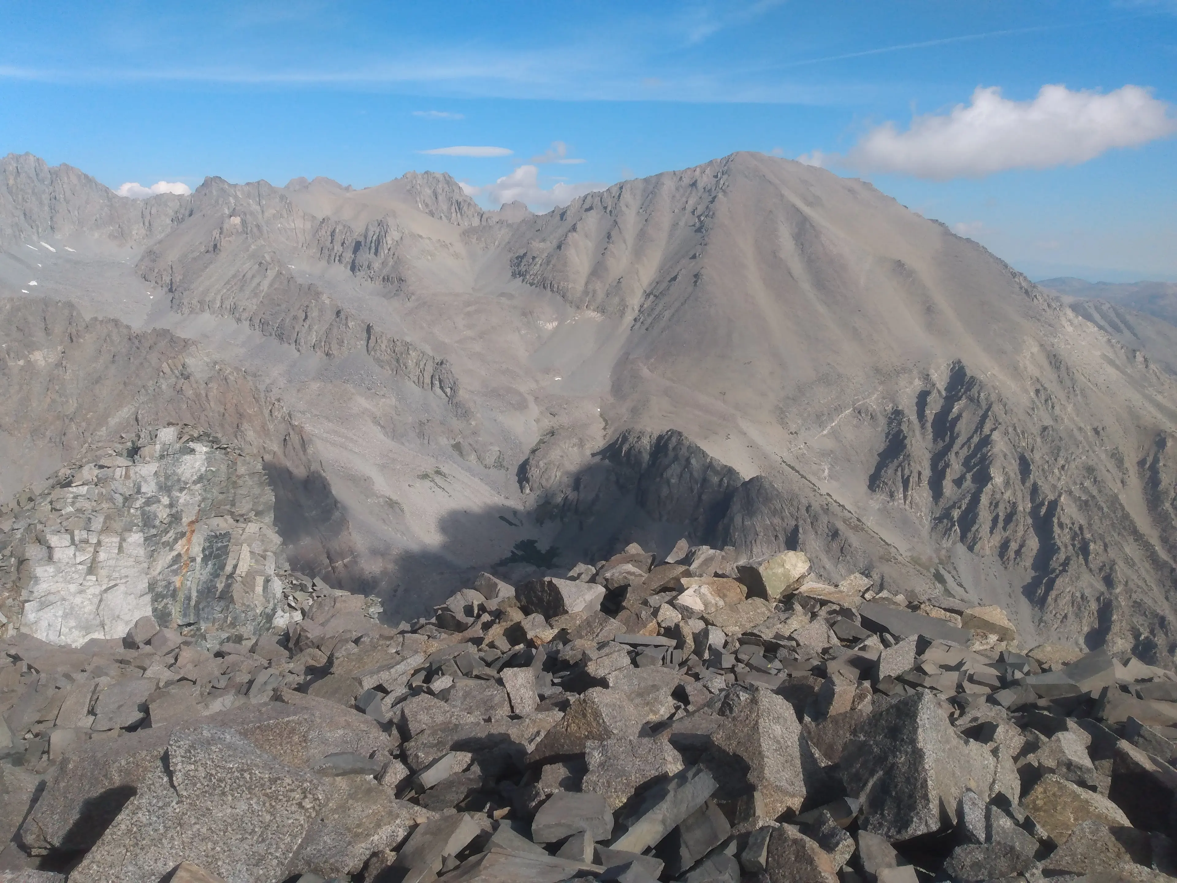 Birch Mountain from Tinemaha summit