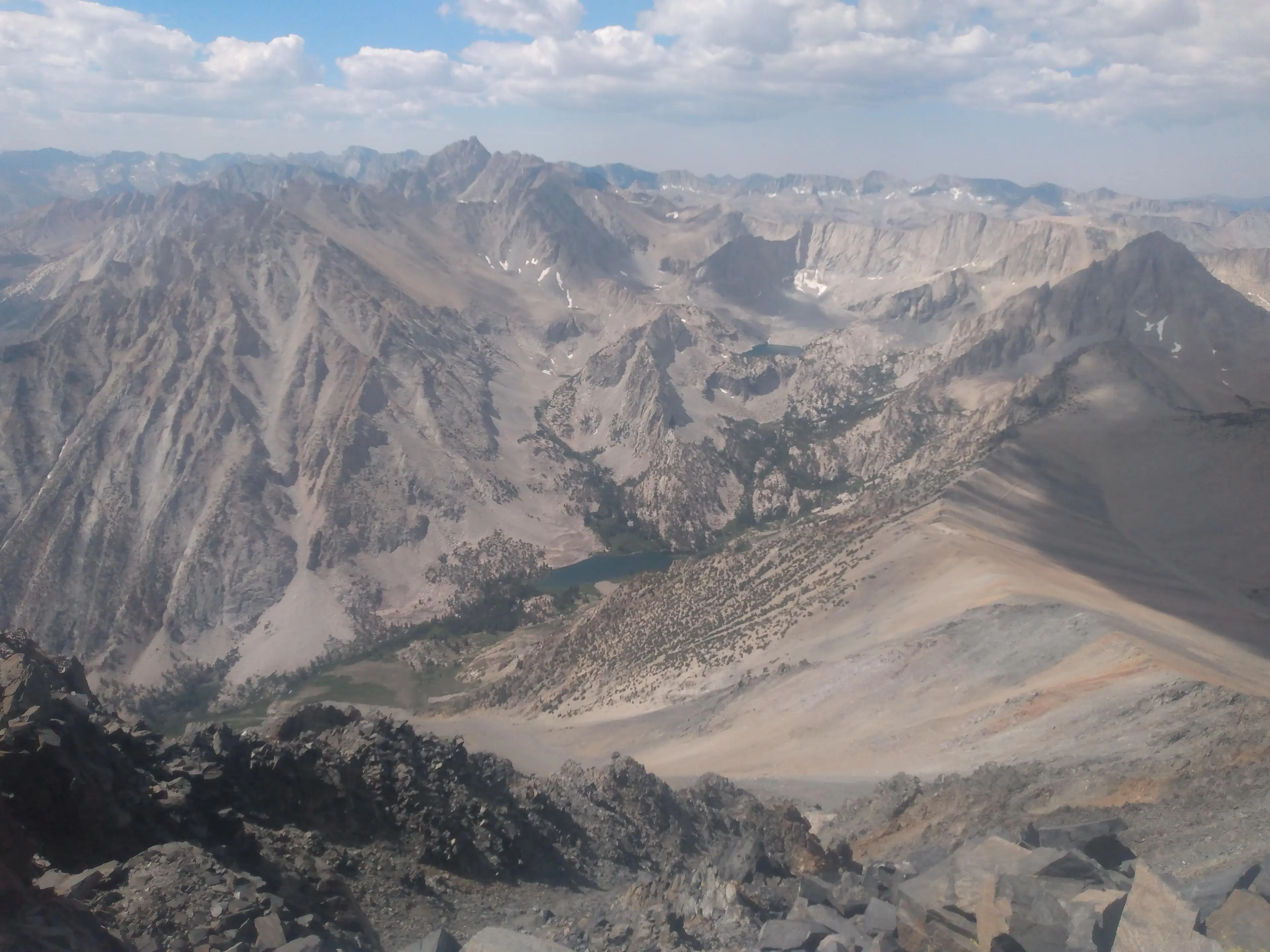 Basin Mountain (L), Mount Humphreys (C-L), Four Gables (R)