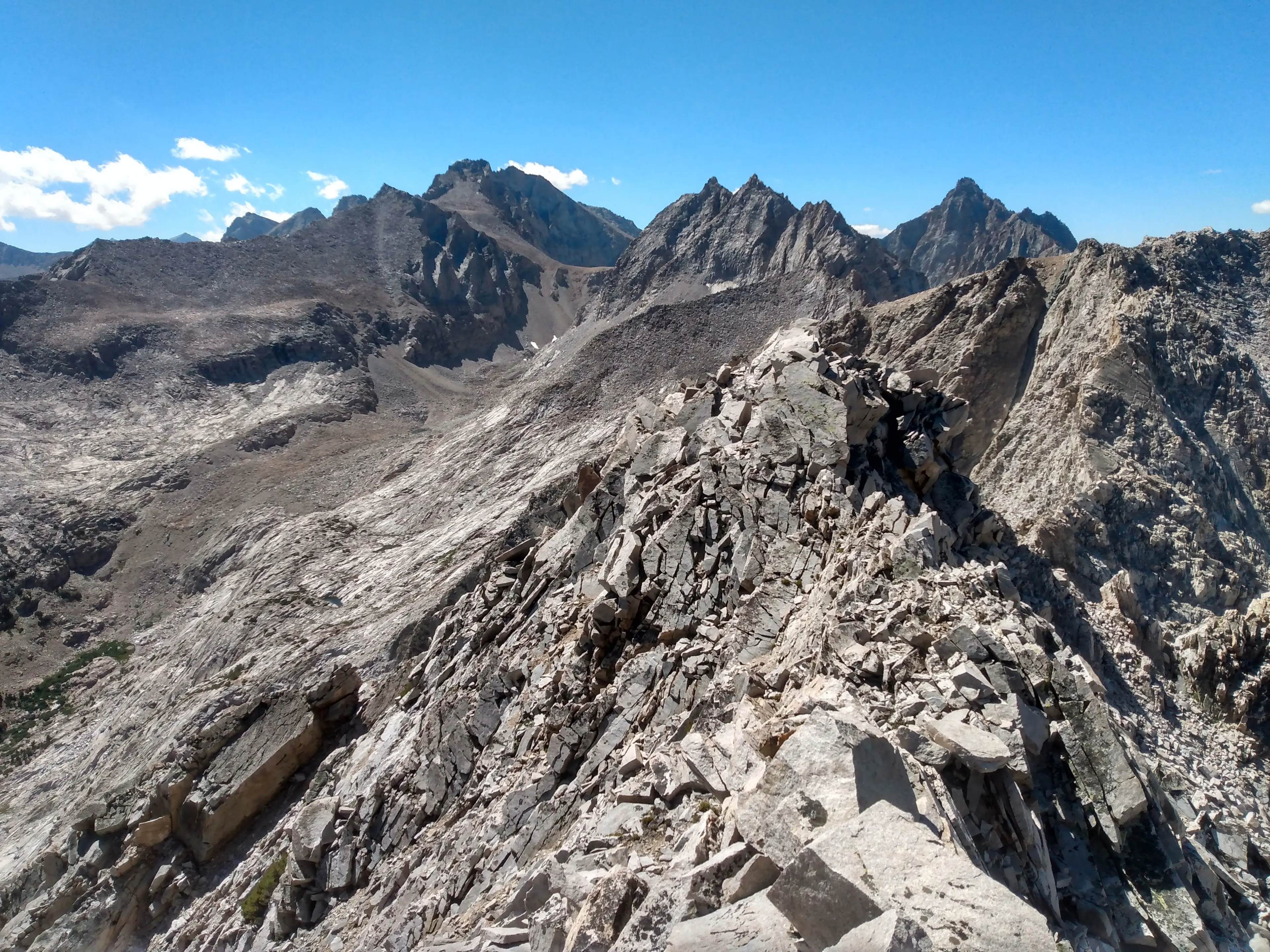 Mount Stanford, Deerhorn Mountain, Mount Ericsson (L-R)