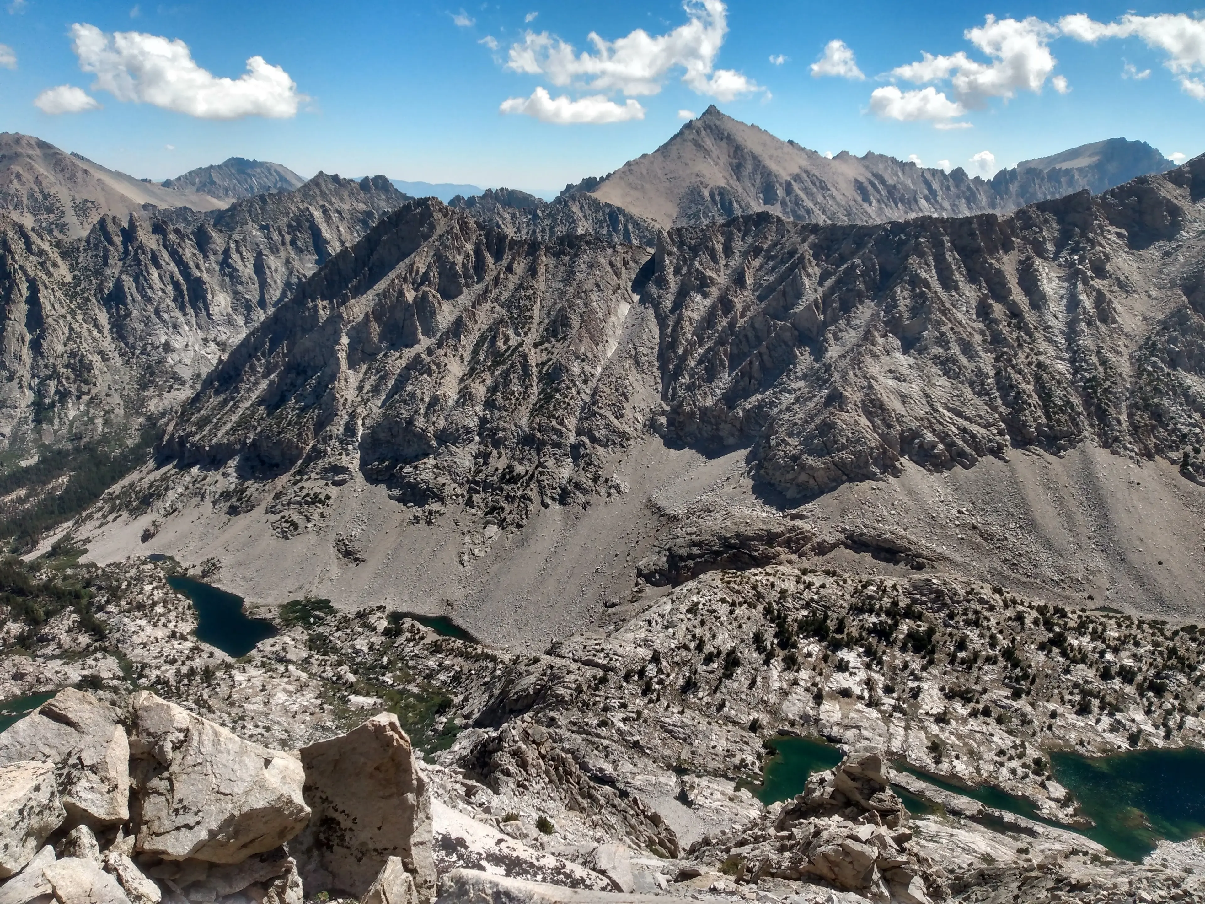 East Vidette (C-L), University Peak (C-R)