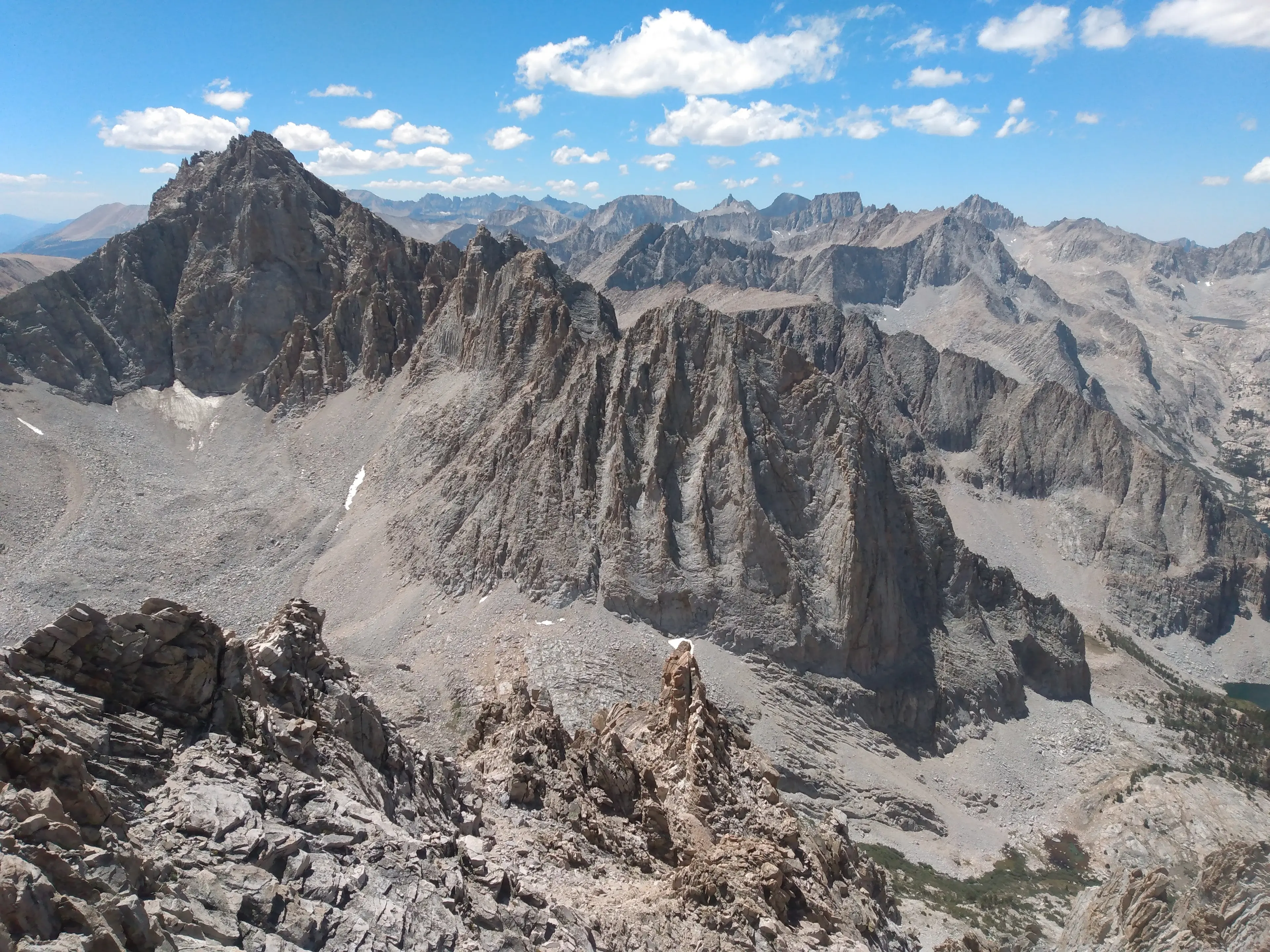 Mount Ericsson (L) and Great Western Divide