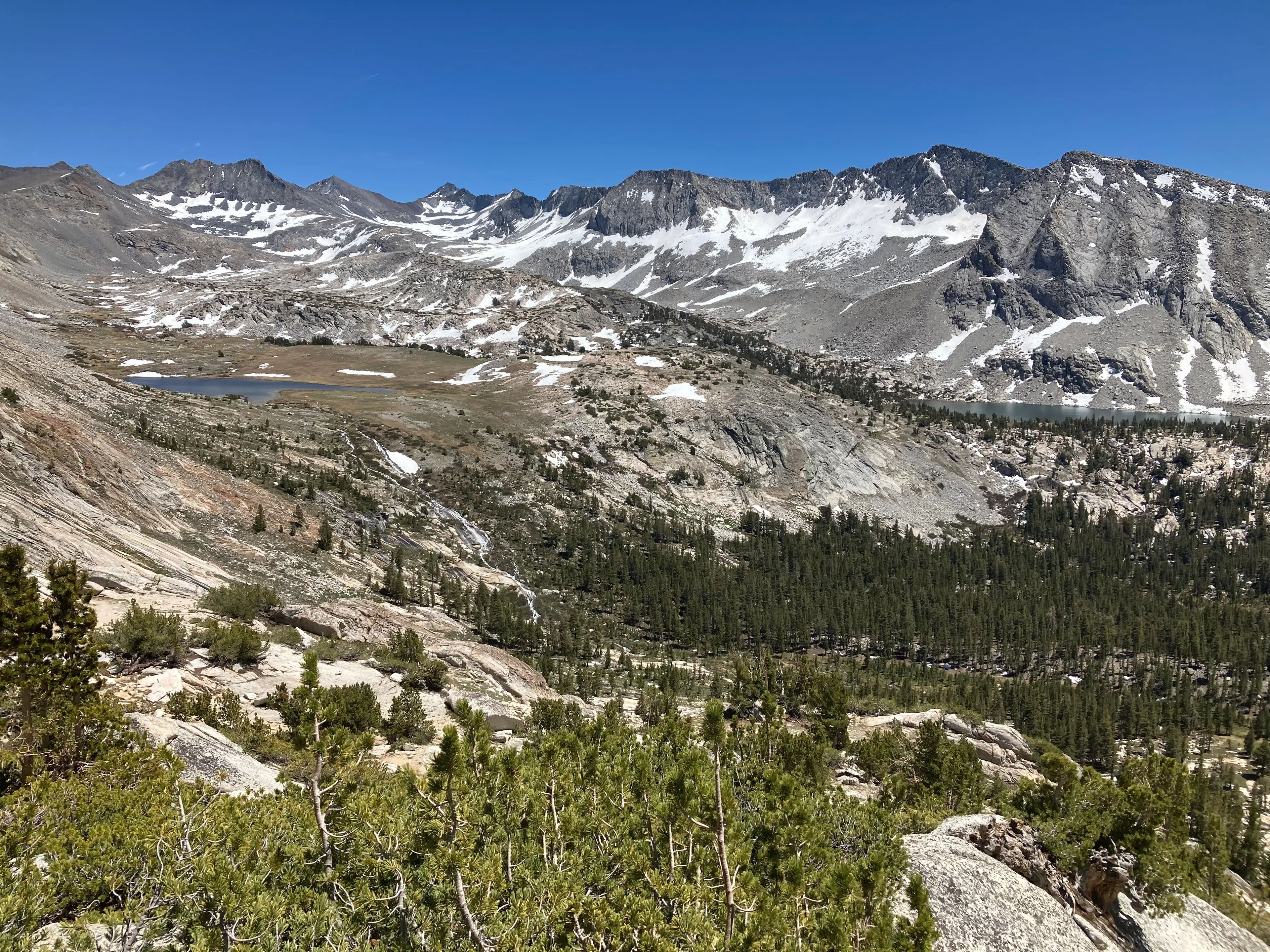 Gallison Lake (L) and Bernice Lake (R)